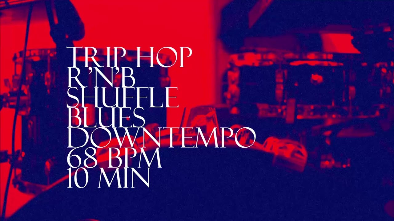 Free Drum Loops - Trip Hop R&B Shuffle Blues Downtempo 68 BPM 10 min - Download