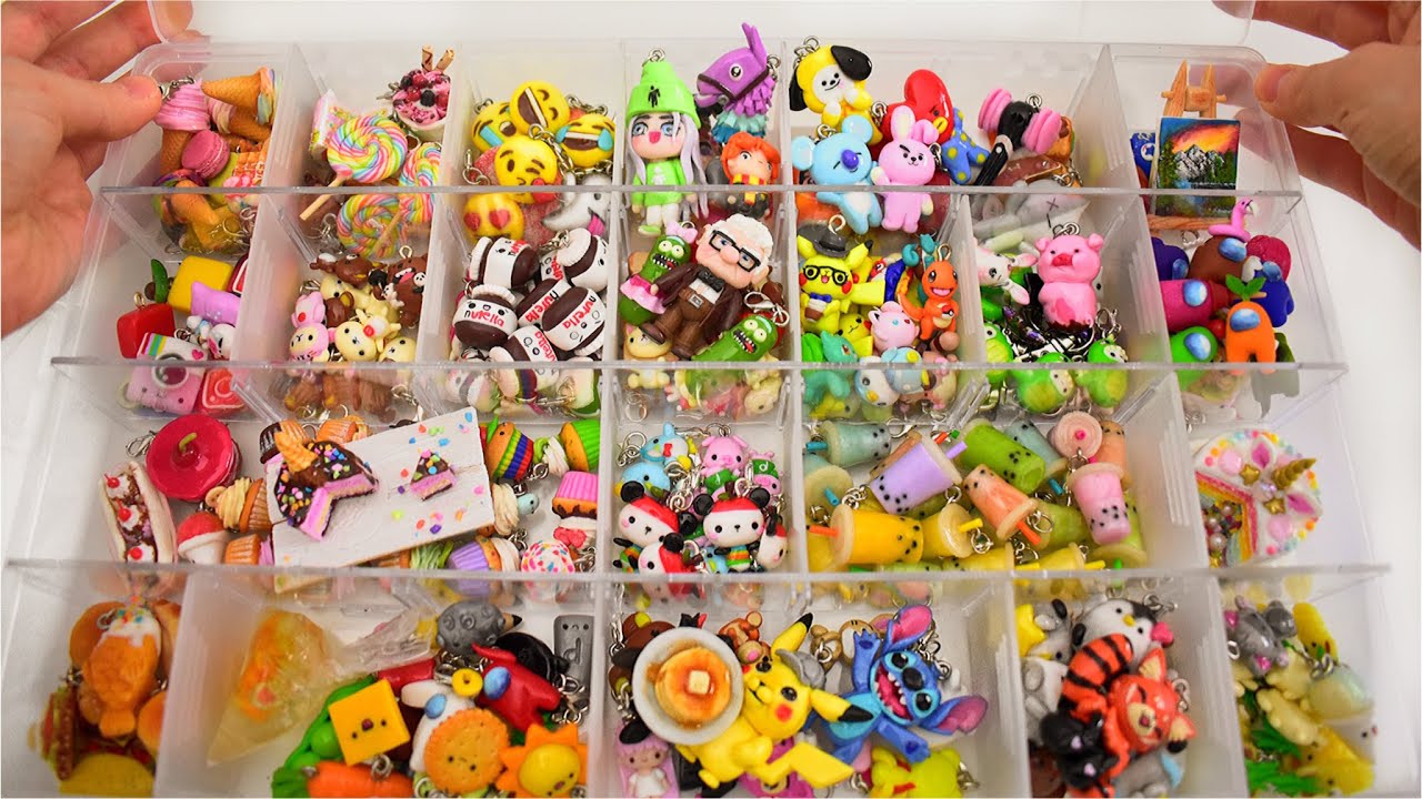 Handmade Polymer Clay Charms ~ Collection Video | ASMR🎤|Strawberrypuffcake