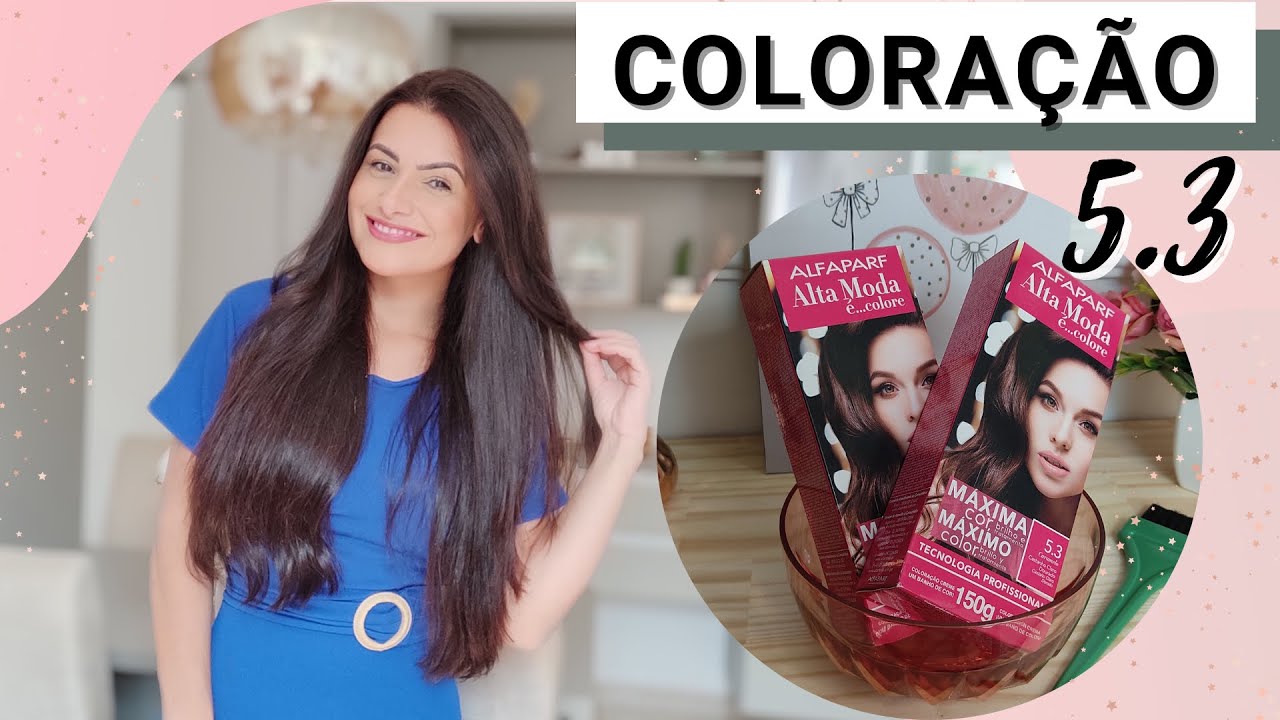 PINTANDO O CABELO DE 5.3 CARAMELO