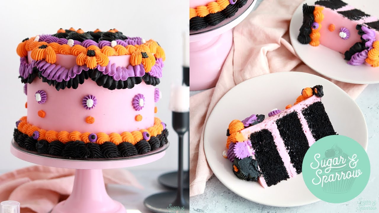 Vintage Halloween Lambeth Cake Tutorial