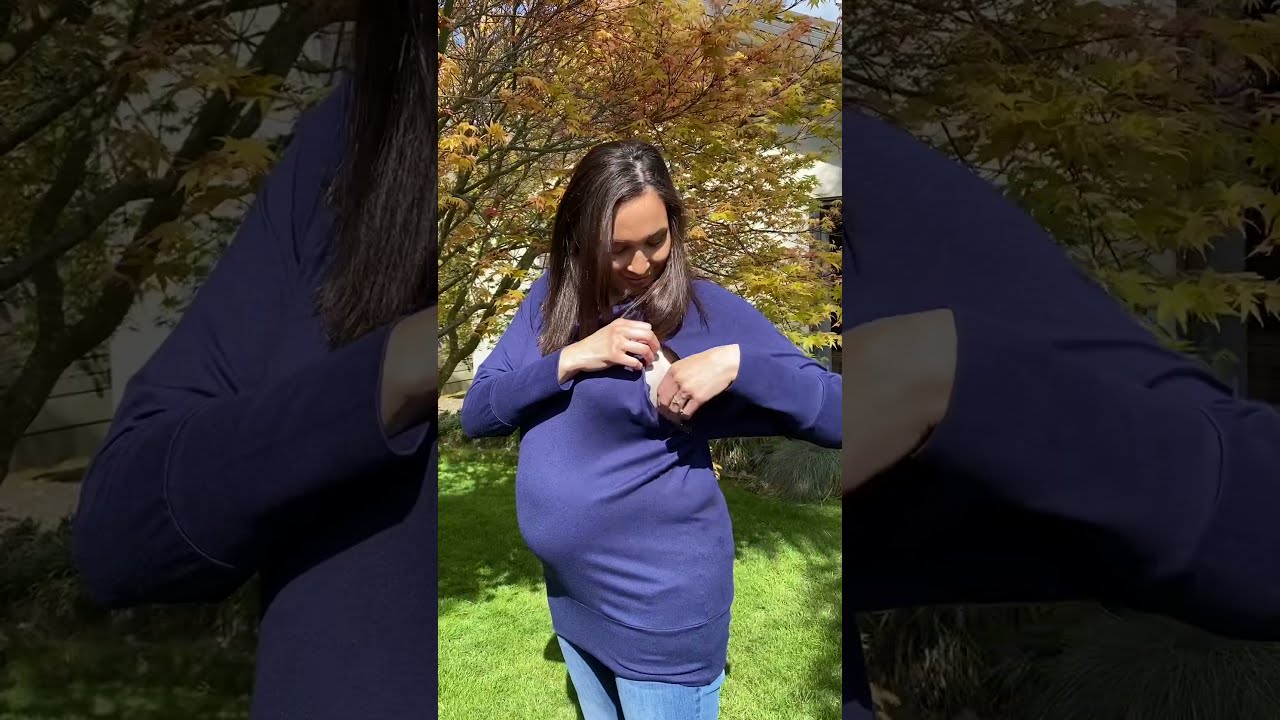 Breastmates Maternity Styles - Demo to See the Breastfeeding Opening