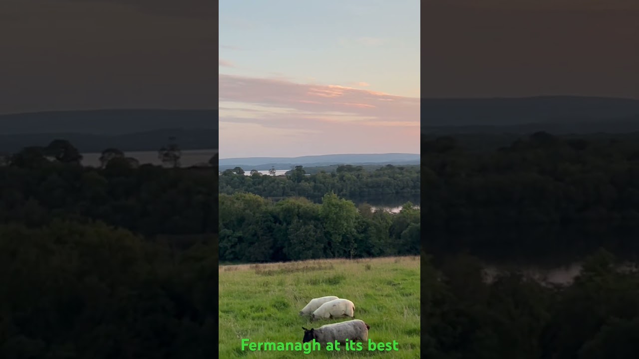 Fermanagh&rsquo;s autumn sun #ireland #fermanagh #sunset