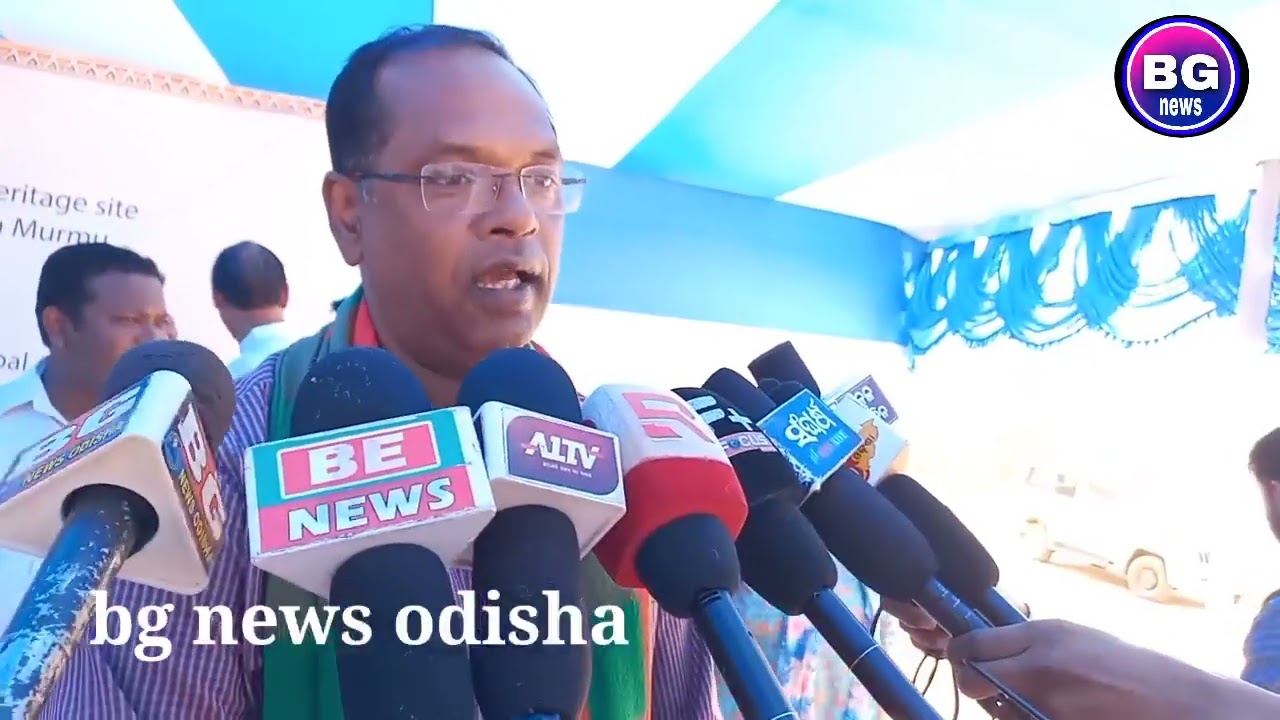 Central minister biswesar tudu -  ପଣ୍ଡିତ ରଘୁନାଥ ମୁର୍ମୁଙ୍କ ଙ୍କ ସମାଧି ପିଠର ଋନ୍ନତି କରଣ ପାଇଁ ଭୂମିପୂଜନ ●