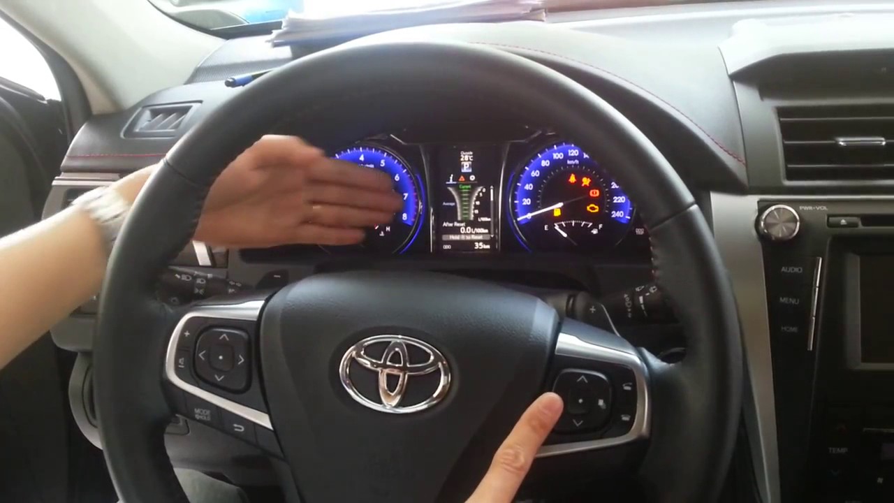 Toyota Camry 2.5Q hướng dẫn sử dụng màn hình đa thông tin - Toyota Thăng Long - 096.4567.555