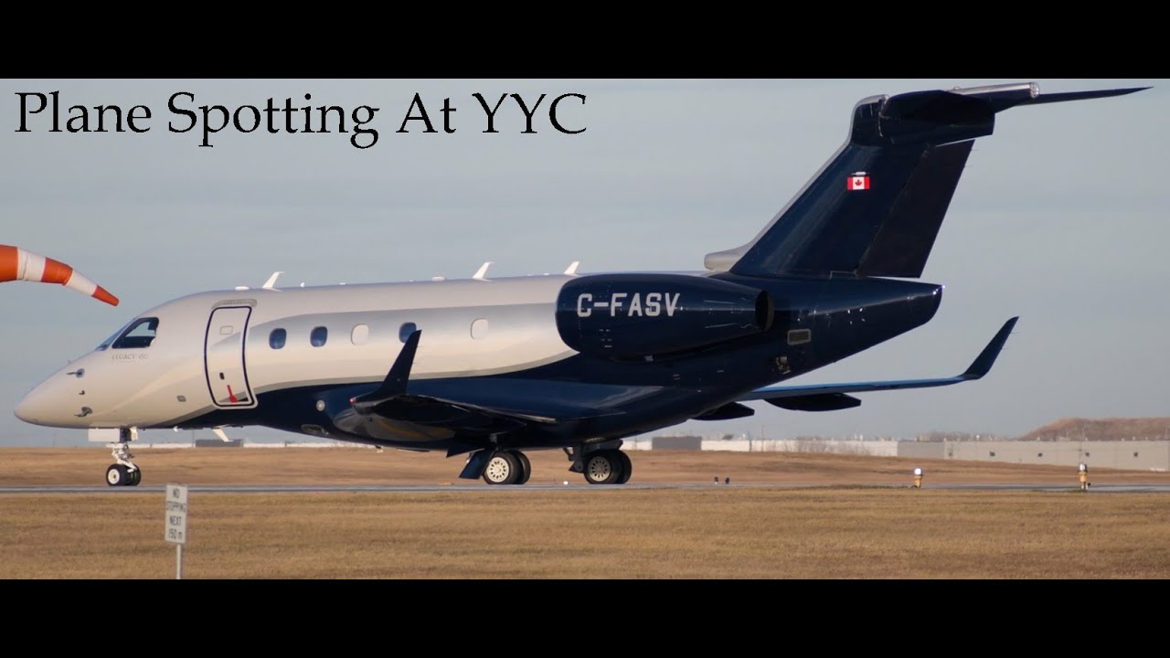 (4k) Evening Spotting At YYC