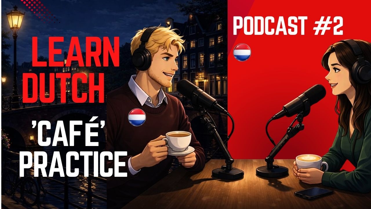 Learn Dutch for Beginners | Ordering Food & Drinks in a Café (Easy A1 Conversation Practice)