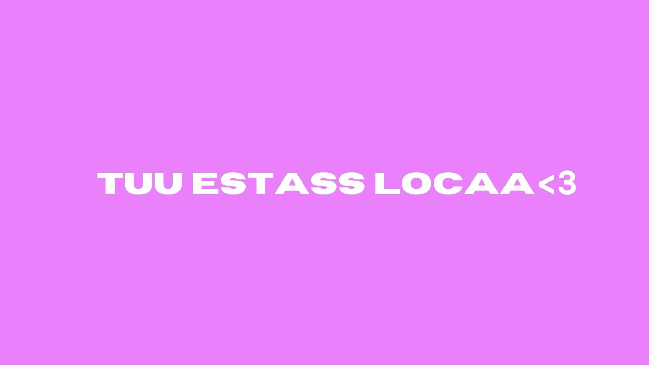 tuu estass locaa - Reggi El Autentico (Lyric Video)