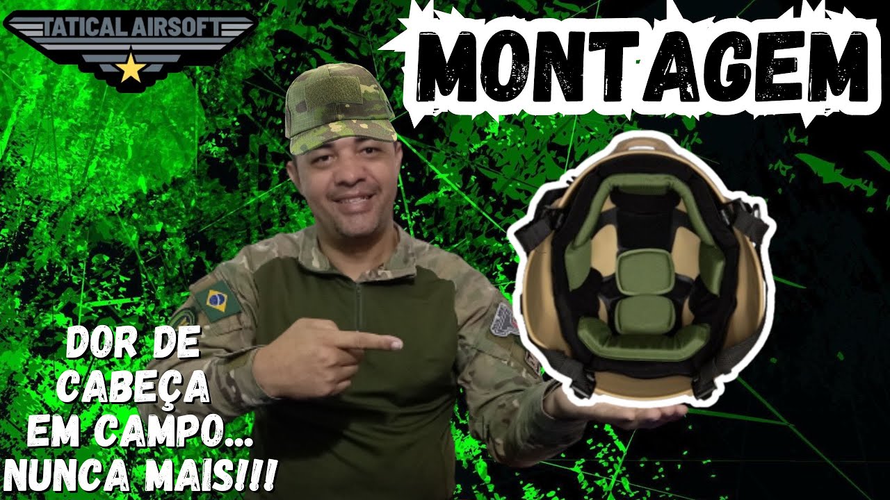 COMO TROCAR O FORRO DO CAPACETE TÁTICO #airsoft #airsoft2024