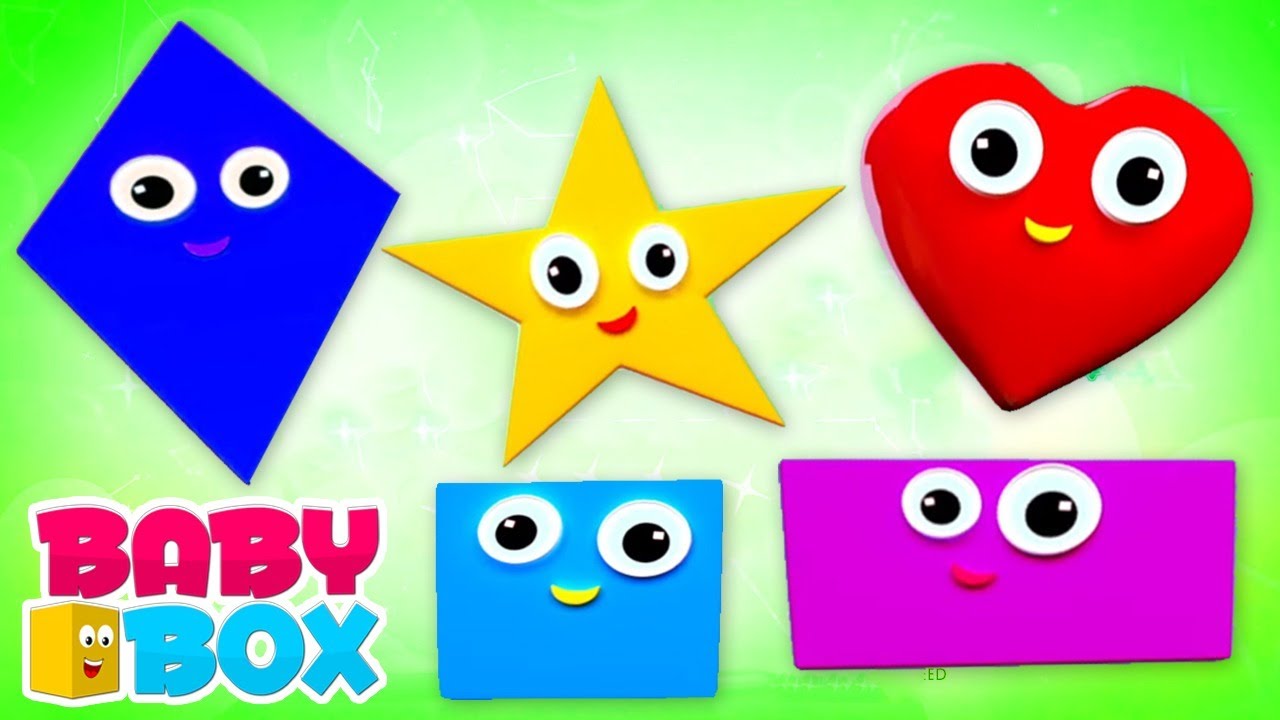 आकार का  गीत | Shapes Song In Hindi | Baby Box Ke Mazedaar Gaane | Balgeet | Uppar Pankha Chalta Hai