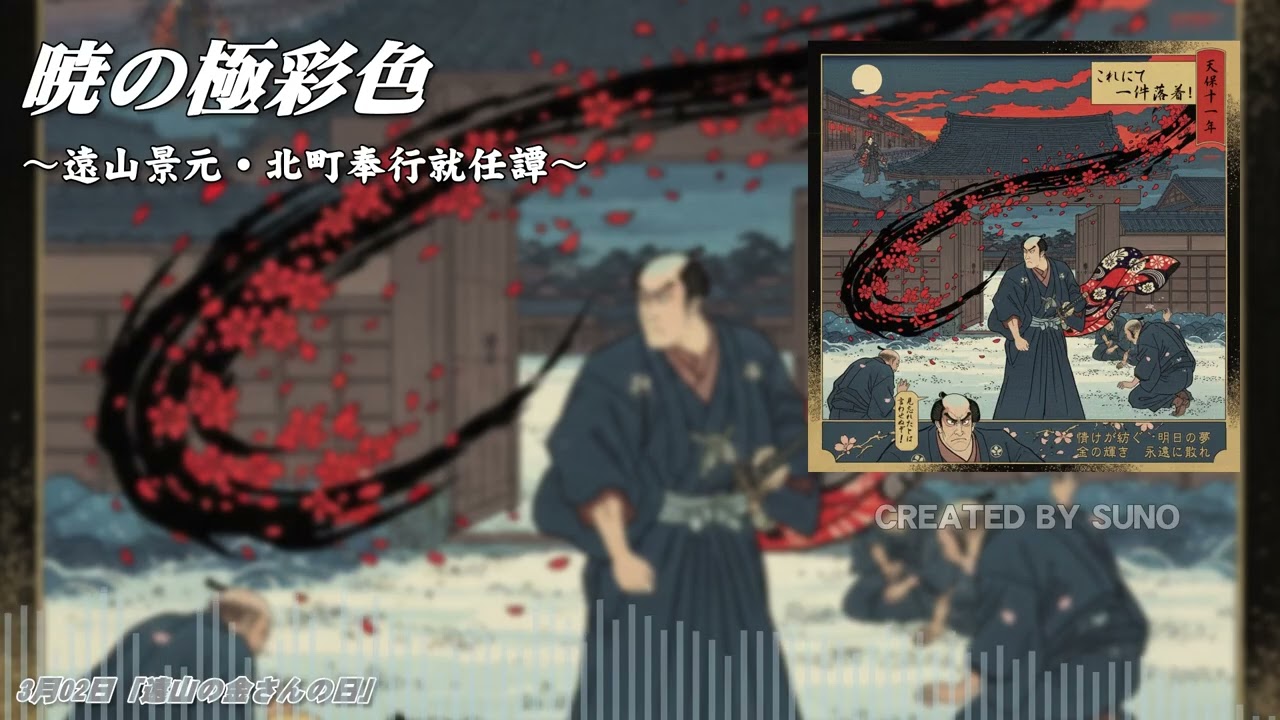 暁の極彩色 〜遠山景元・北町奉行就任譚〜