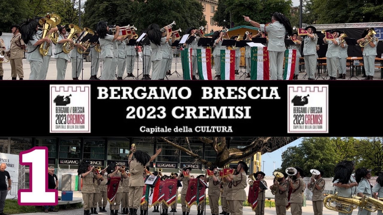 Concerto “Bergamo - Brescia 2023 CREMISI” - Fanfara “A. Scattini” e Fanfara “C. Valotti” - 1º Parte