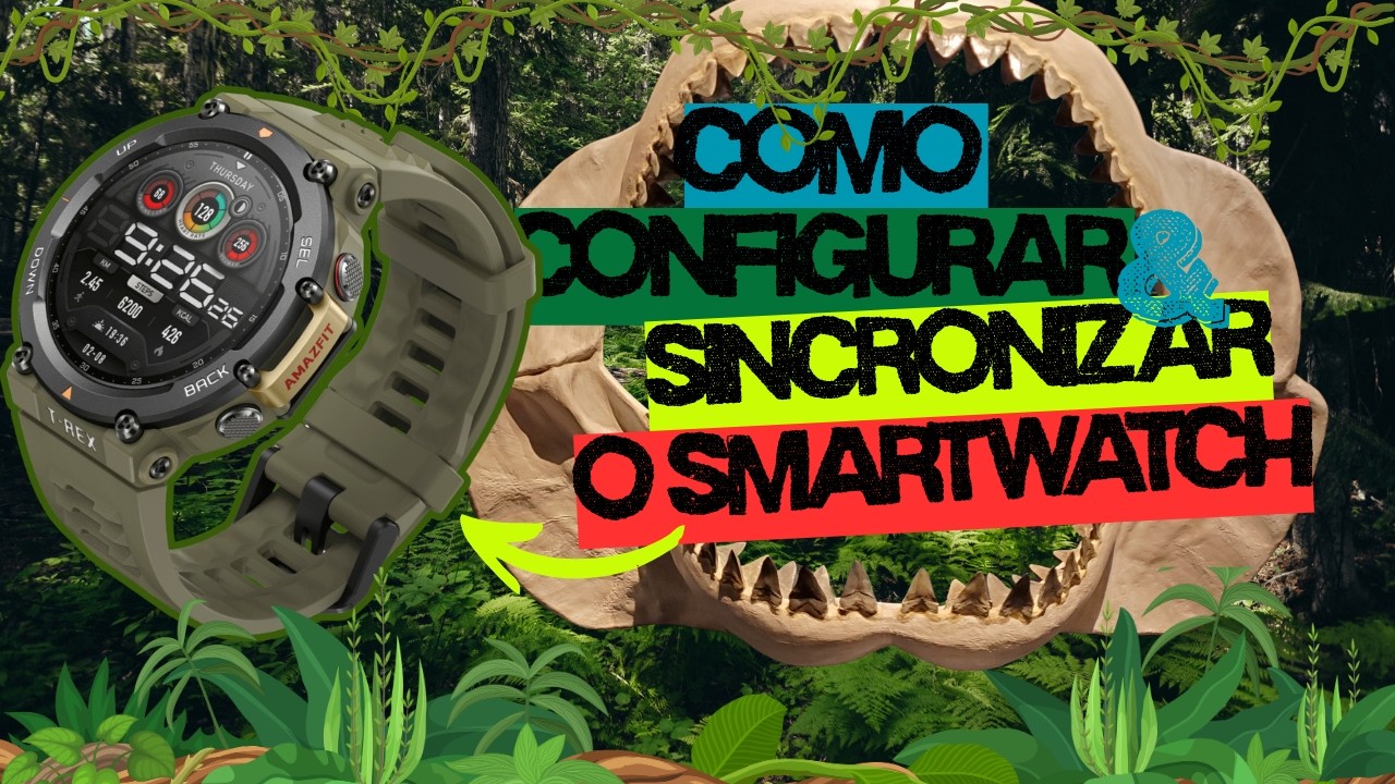 Como CONFIGURAR o Smartwatch T-REX! Passo a passo completo