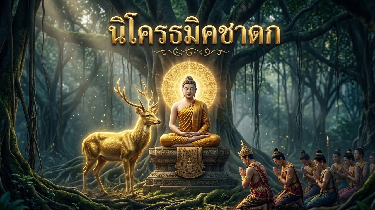 นิโครธมิคชาดก พญากวางทองสยบกษัตริย์นักล่า | #พุทธประวัติ 