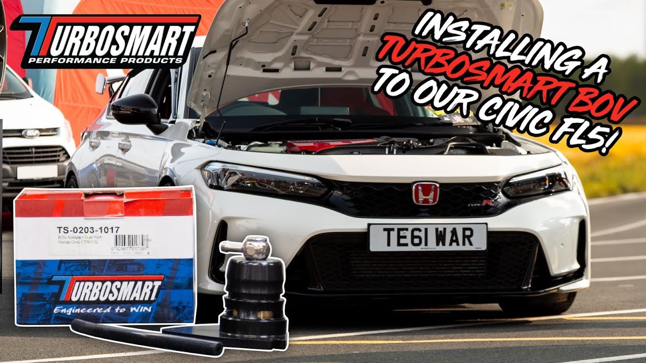 Installing a Turbosmart Kompact Blow Off Valve (BOV) on our Civic Type R FL5!