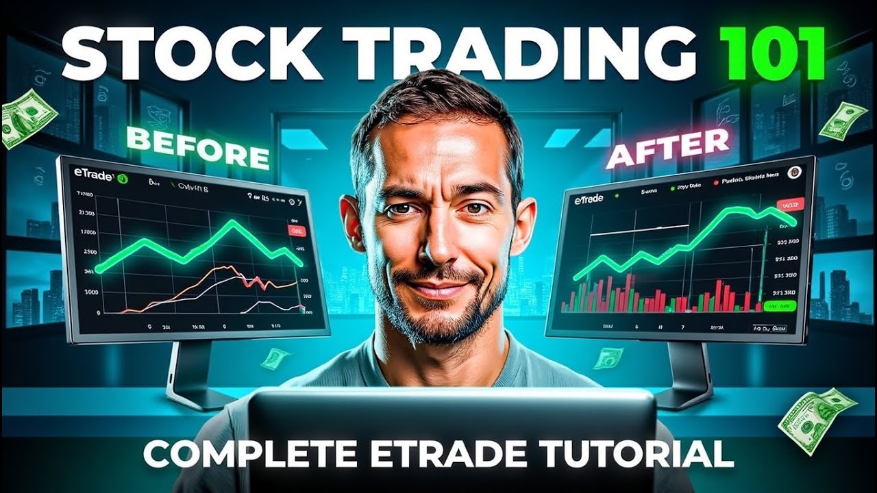 How to ACTUALLY trade stocks for beginners (Etrade buying/selling TUTORIAL)