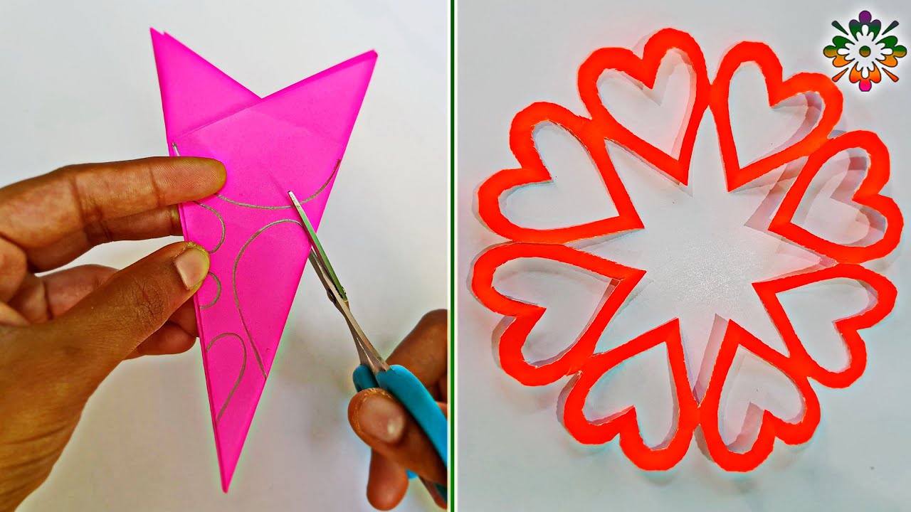 5 Snowflake  ideas for Valentine's day Decoration || Snowflakes Ideas❤
