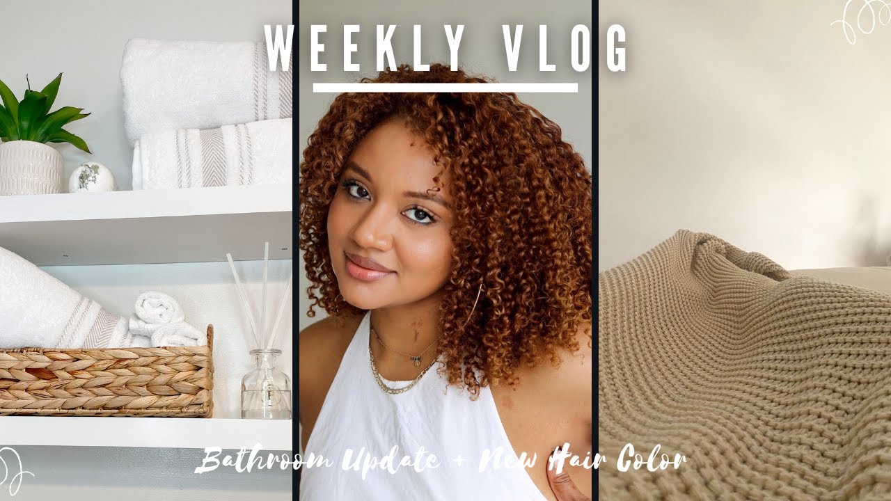 VLOG | I'm back! Apartment Updates, Bathroom Organization, IKEA Home Haul + New Hair Color Reveal