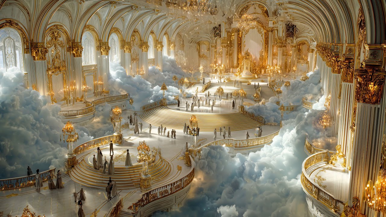 Beyond the Gates of Light | 4K Fantasy Palace Above the Clouds