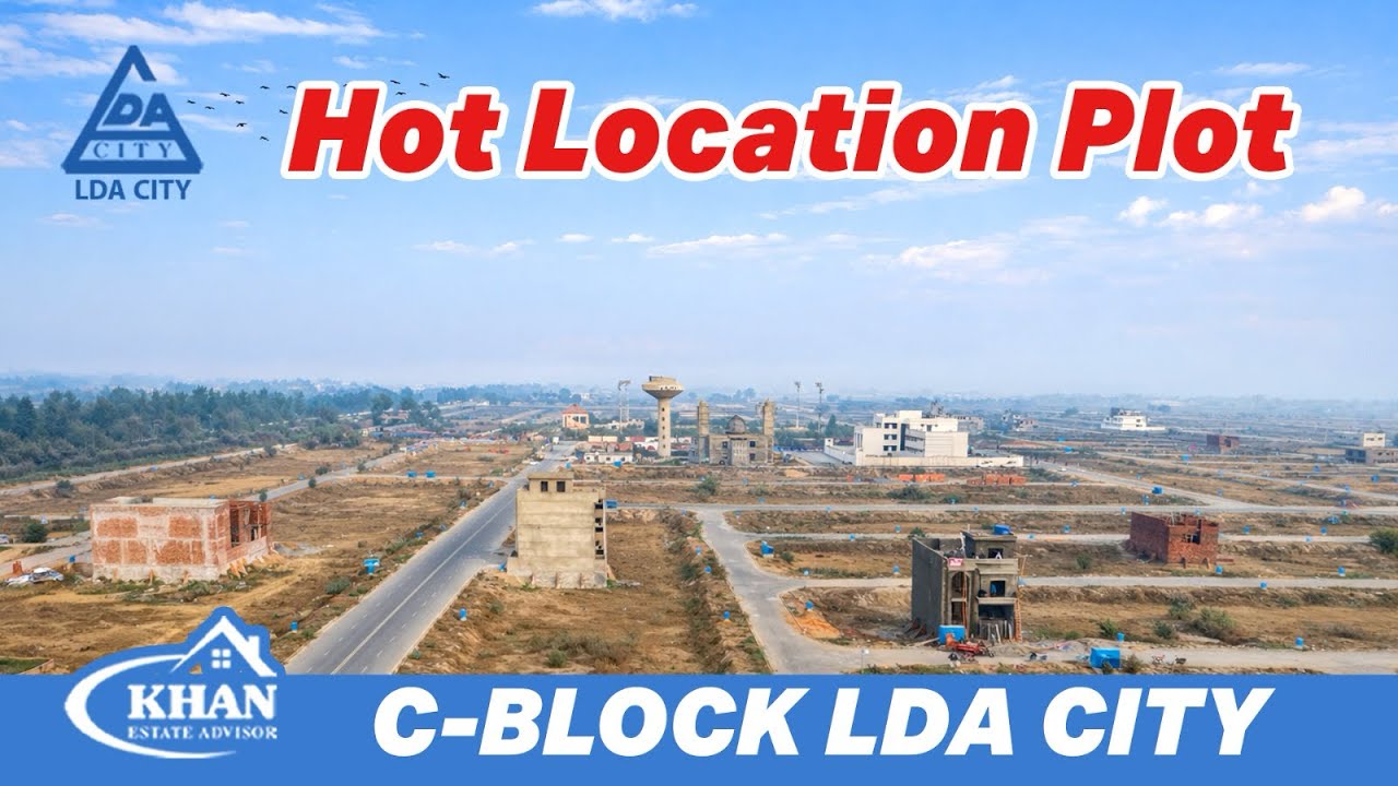 LDA City Lahore: 10 Marla Plot Location & Development Quality Near Main Boulevard