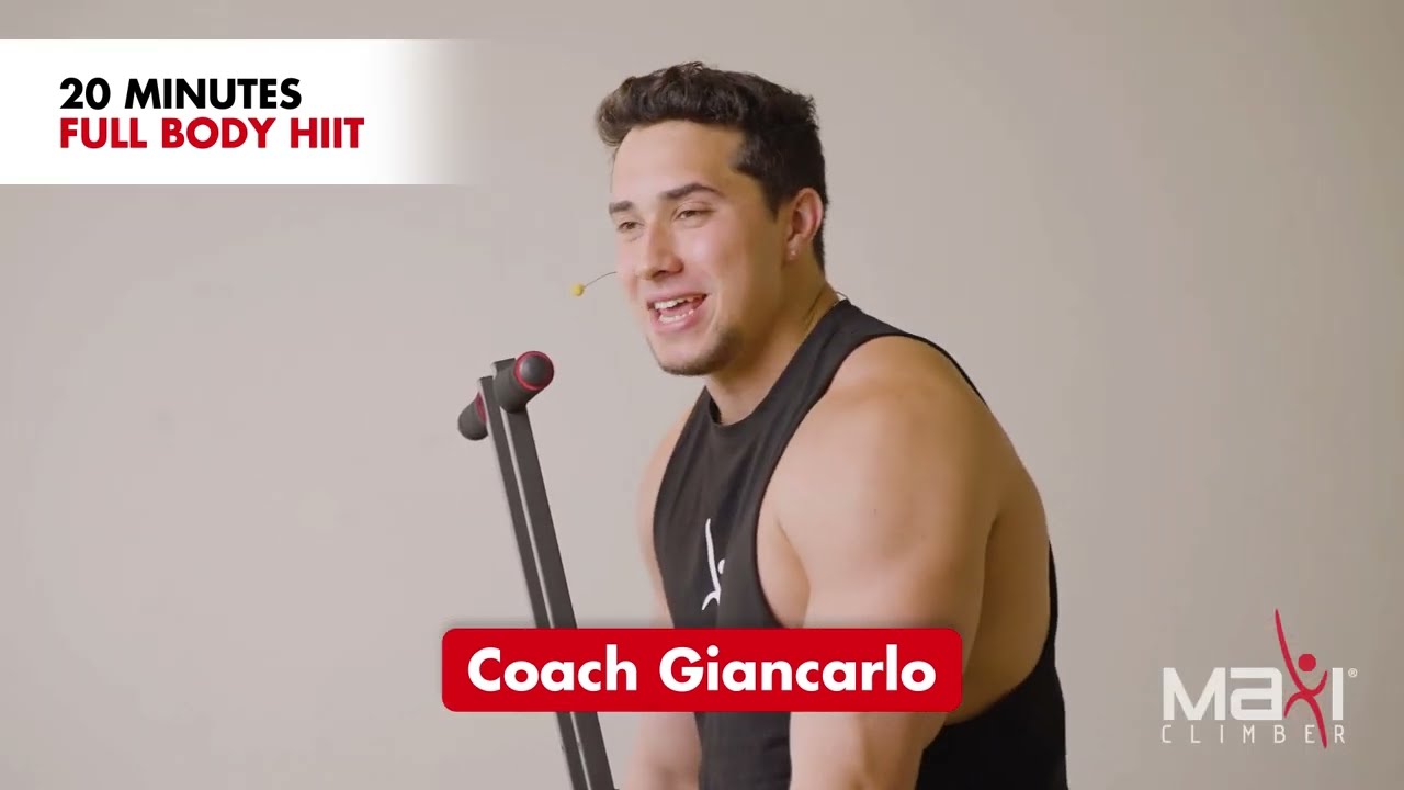 MaxiClimber Workout | Full-Body HIIT | 20 min | Coach GC