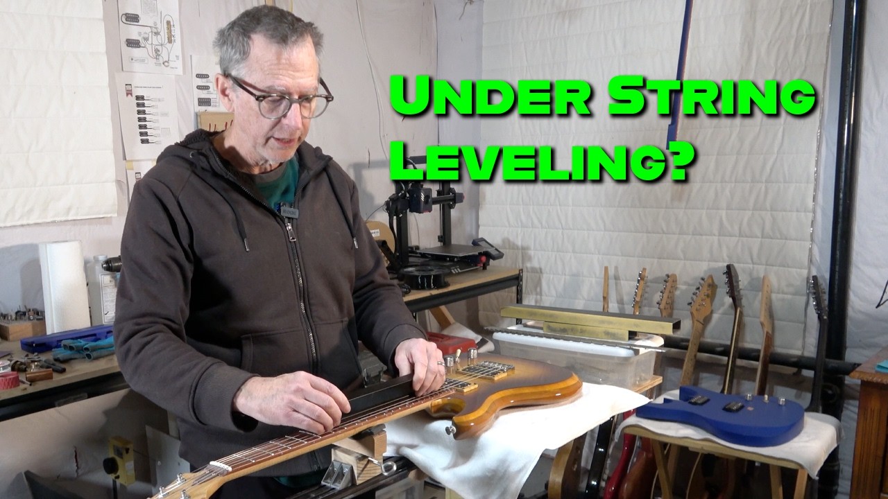 Under String Guitar Fret Leveling