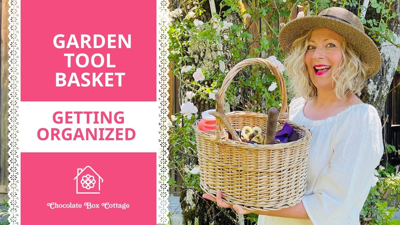Garden Tool Basket, save time and steps by organizing your hand tools