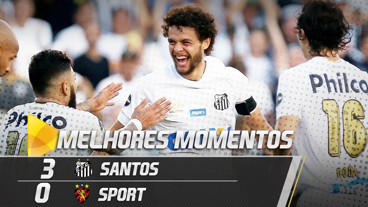 Santos 3 x 0 Sport | MELHORES MOMENTOS | Brasileir&atilde;o (18/08/18)