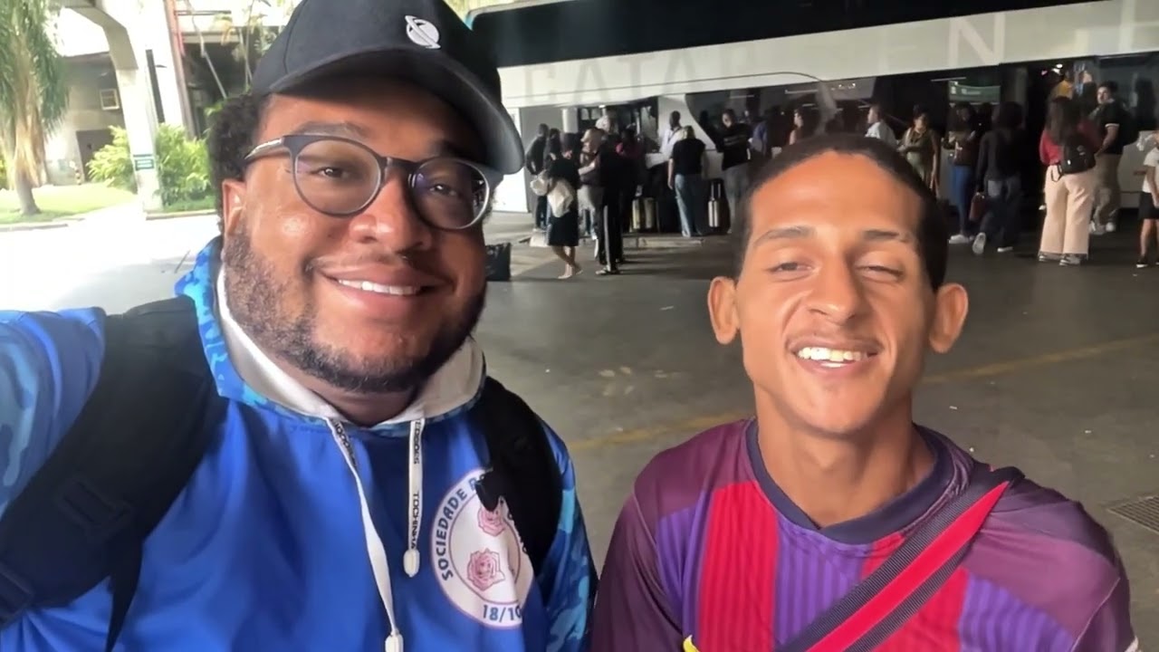 Vlog do Cisse Viagem pra São Paulo com Tenizinho Acadêmicos de Niterói visita Rosas de Ouro 