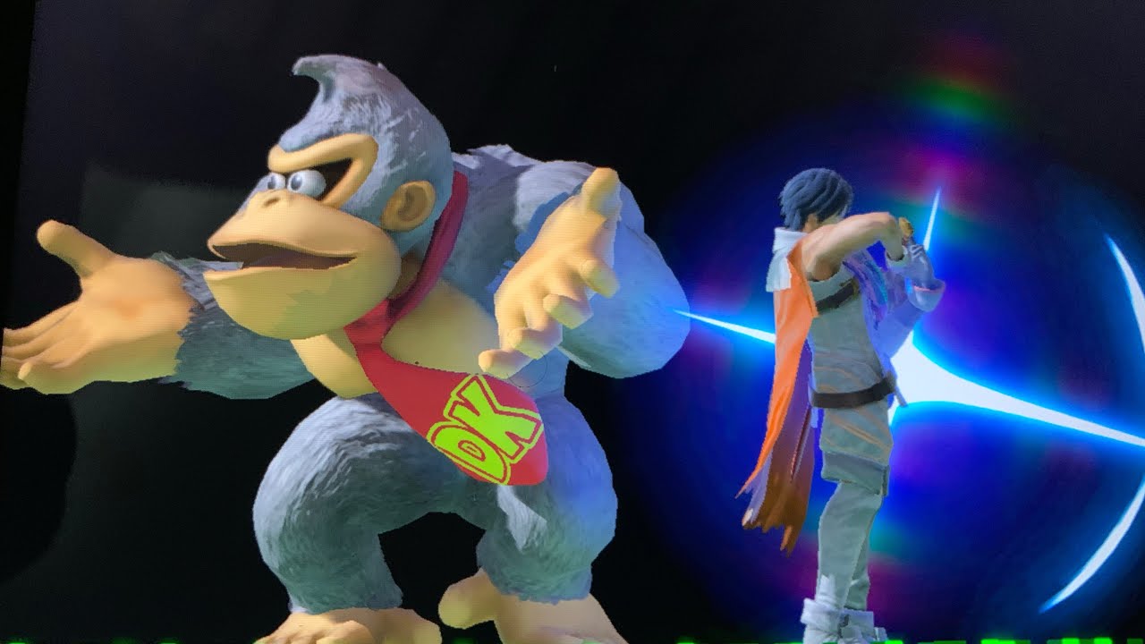 Playing broken characters in mega smash. Smash ultimate.
