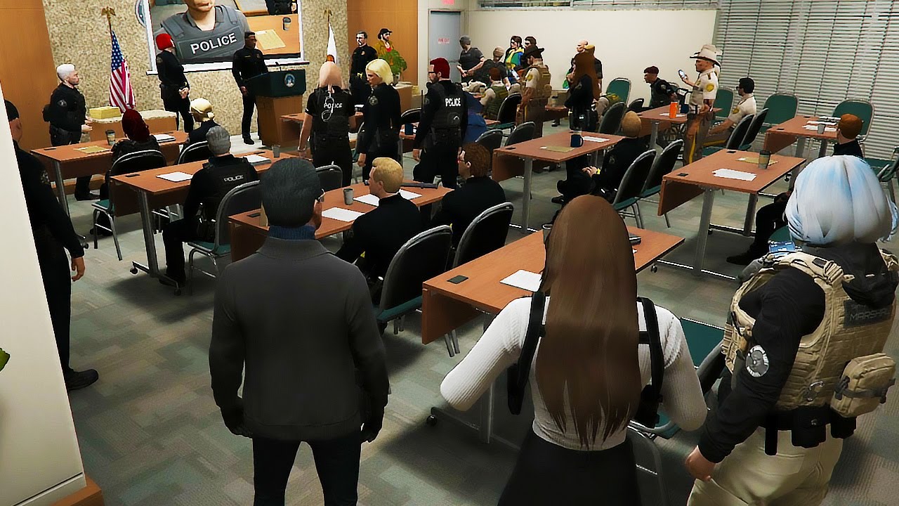 Brian Attends the Shift to PD Meeting! | NoPixel RP | GTA RP
