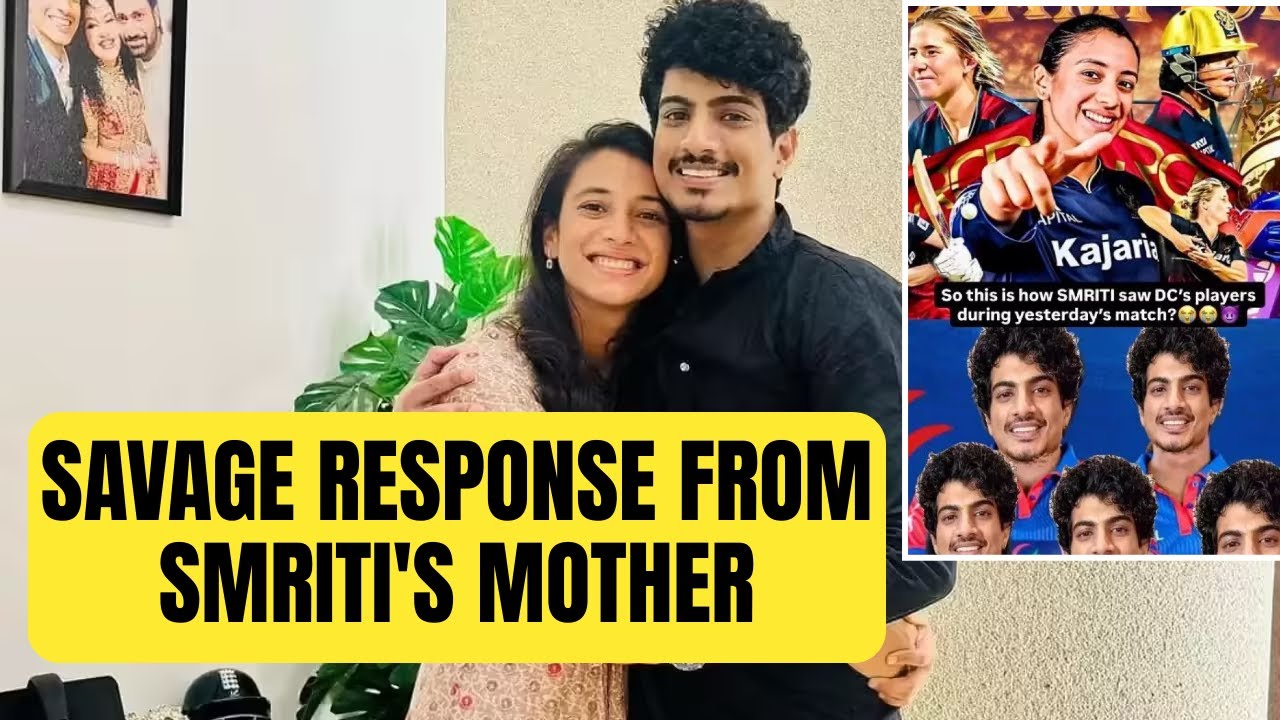 Smriti Mandhana's mother roasts Palash Muchhal after RCB title win |Sports Today
