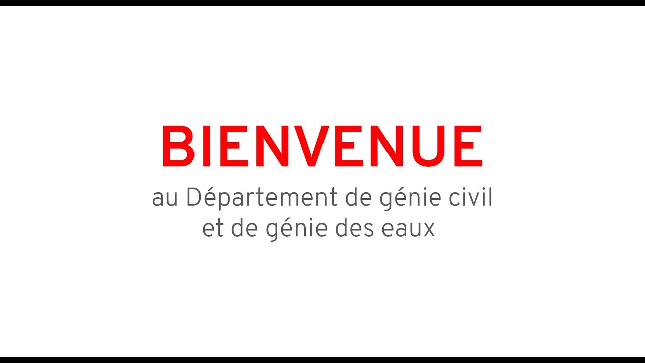 Portes ouvertes A-2021 : Présentation des programmes en génie civil