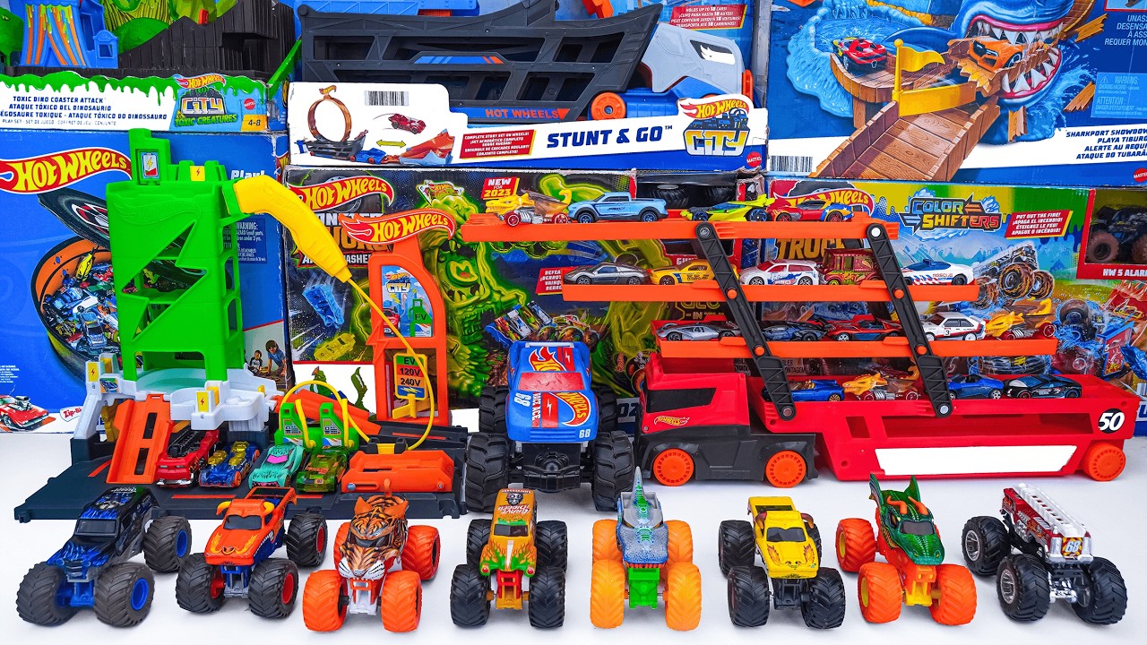 Hot Wheels Collection Unboxing Review ASMR | Hot Wheels Dragon Blast Playset