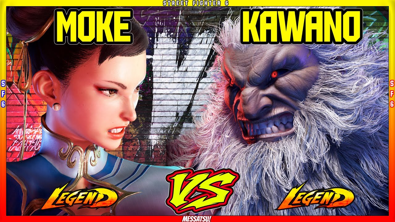 SF6 Moke (Chun li) VS Kawano (Akuma)💥Messatsu💥