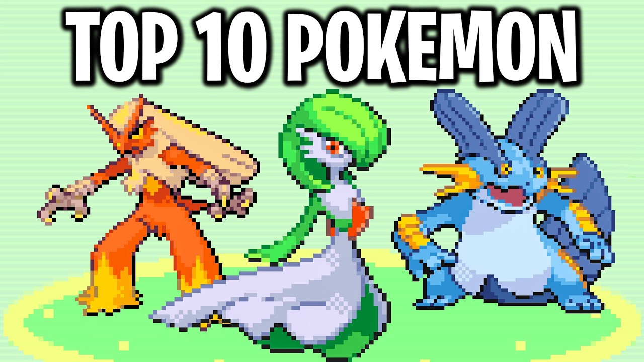 Top 10 Strongest Pokémon in Ruby, Sapphire & Emerald!