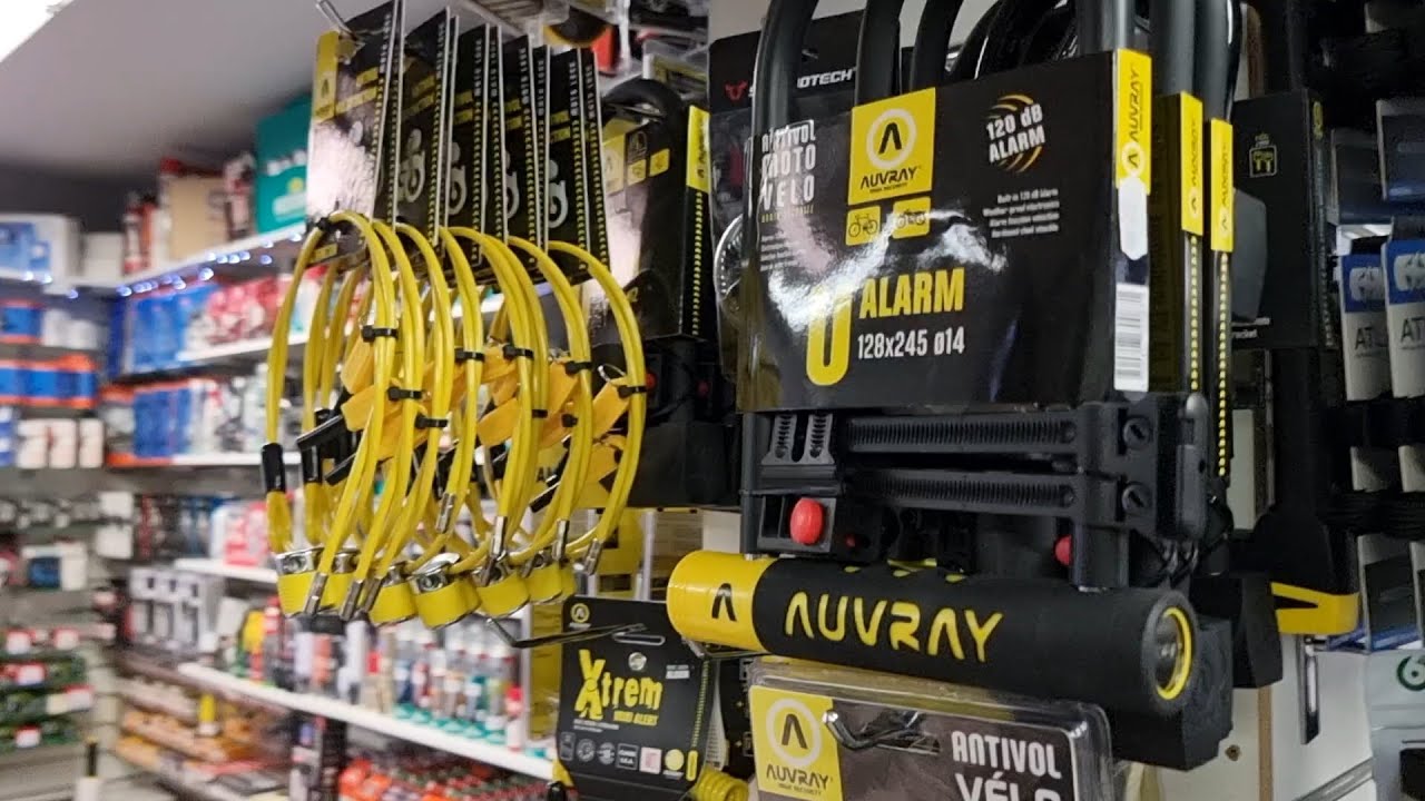 AUVRAY | Skuteczne zabezpieczenia antykradzieżowe do motocykla i skutera