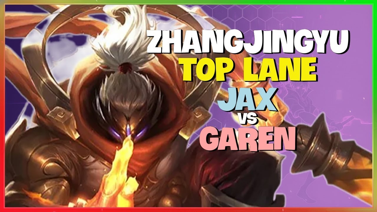 ZhangJingyu Rank 1 Jax Masterclass: Flawless Challenger Top Lane Mechanics Engsub
