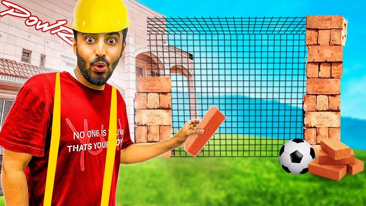 تحديت أعضاء باور يسوون ملعب داخل الفيلا 🏠⚽️