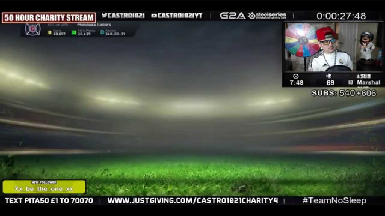 CASTRO RECEIVES HERO CARD FROM EA FOR HIS 50 HOUR STREAM!