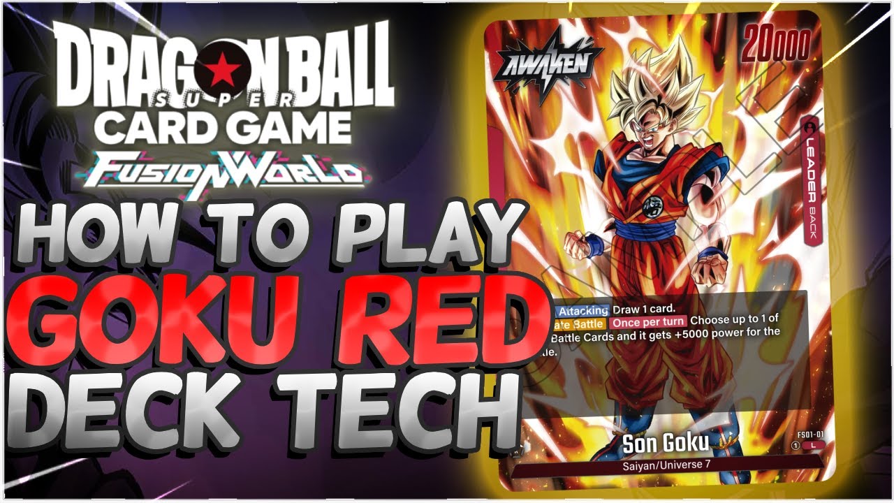 Стартовая колода с Красным Гоку — это нечто невероятное! Dragonball Super Fusion World