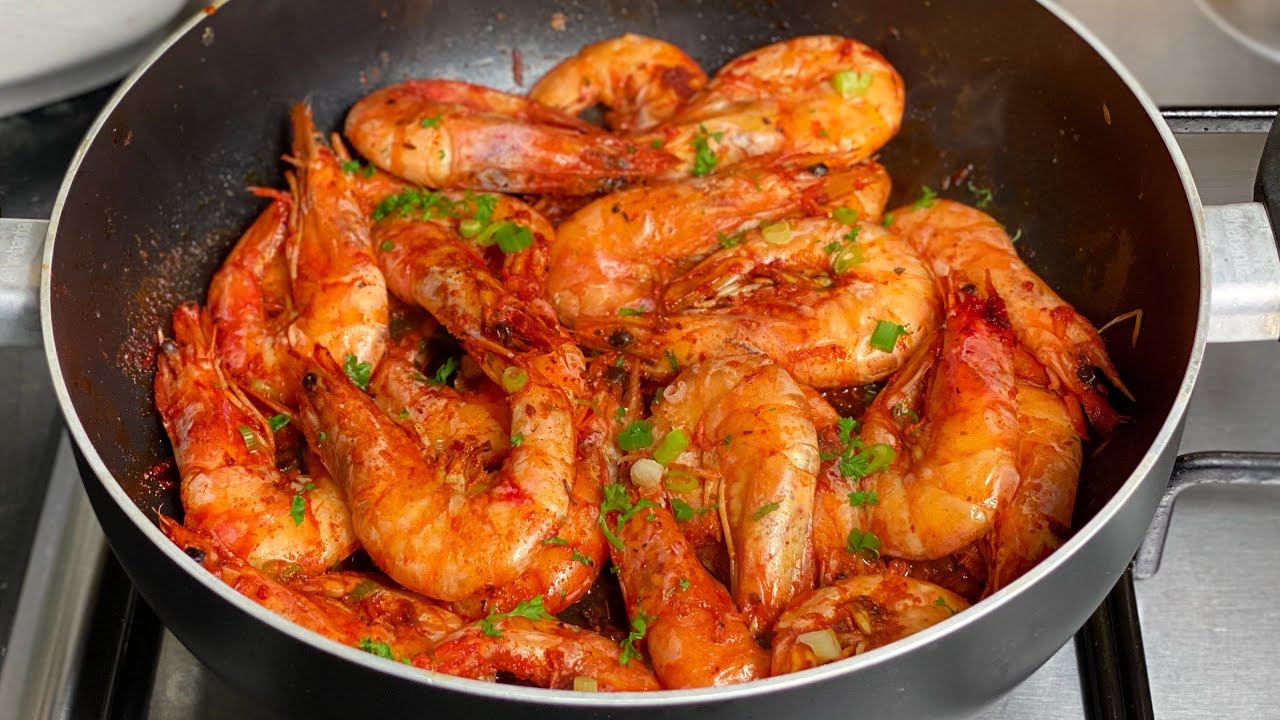 Креветки с перцем! Они такие вкусные, что вы будете готовить их снова и снова.