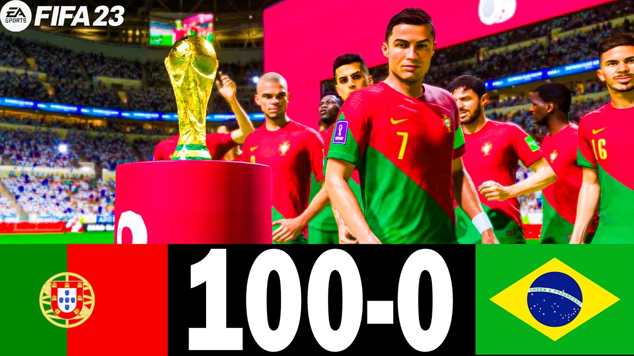 ПОРТУГАЛИЯ 100-0 АРГЕНТИНА | ФИНАЛ ЧЕМПИОНАТ МИРА ПО ФУТБОЛУ 2026 | #fifa23