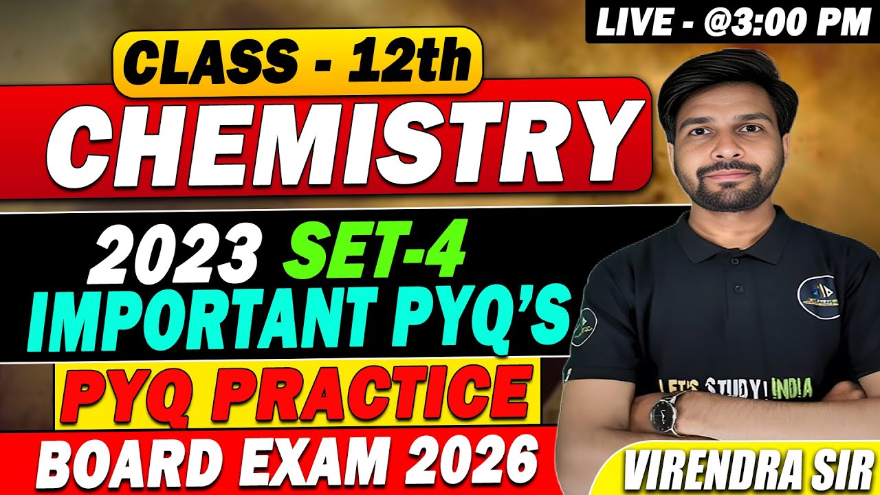 Class 12 Chemistry Hindi Medium 2023 PYQ Solution 