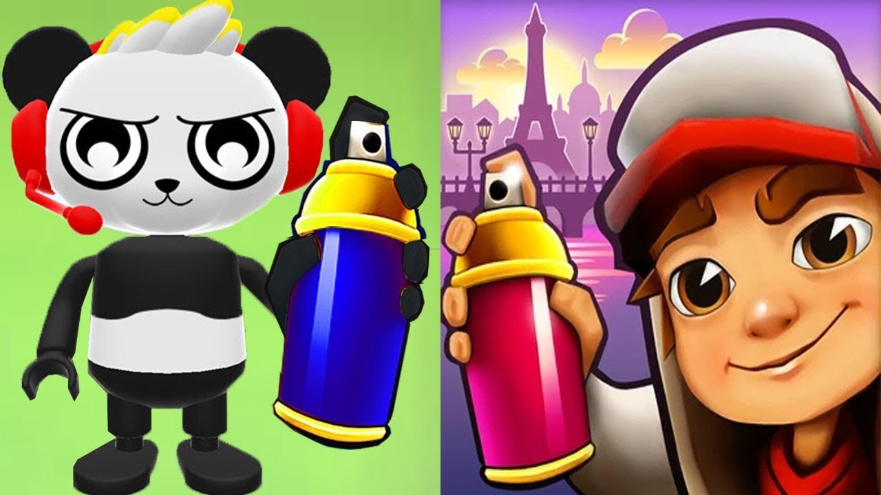 Subway Surfers Paris 2020 DINO vs COMBO PANDA of RYAN'S World Tag with Ryan Subway Run Gameplay HD