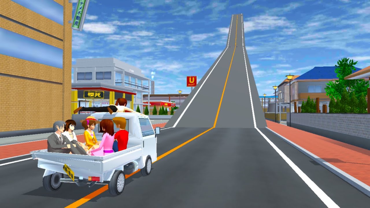 Tanjakan Keluar dari Bumi 🤣 sakura school simulator