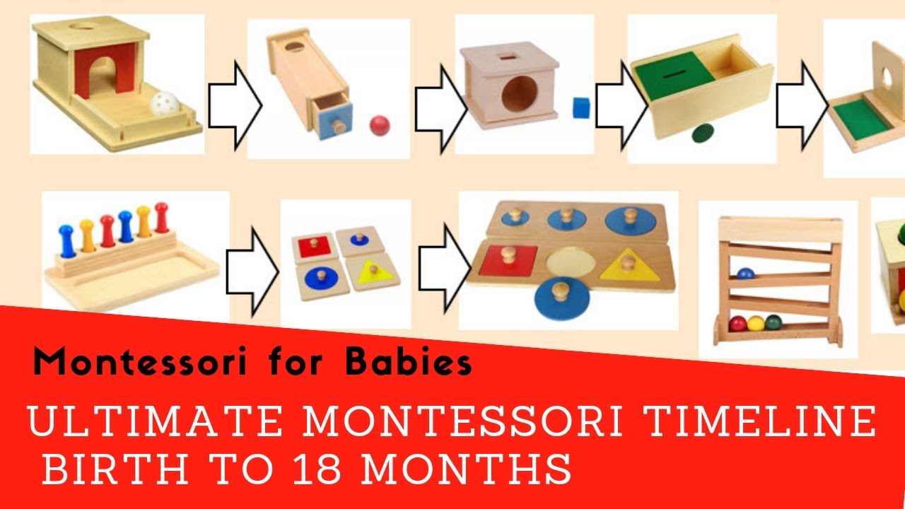 Montessori Timeline of Activities for 0-18 Months