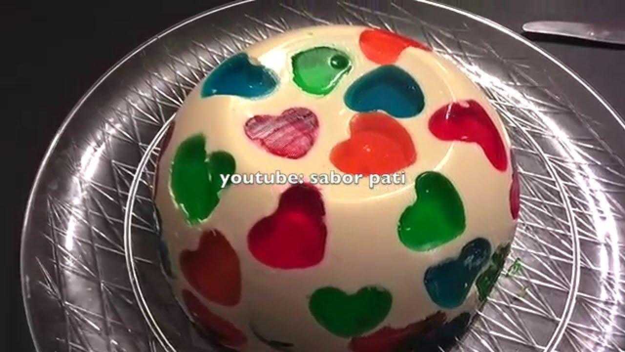 GELATINA MOSAICO DE CORAZONES