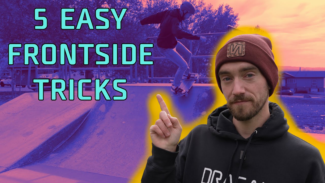 5 Easy Frontside Tricks | STREETBOARD TUTORIAL FOR BEGINNERS
