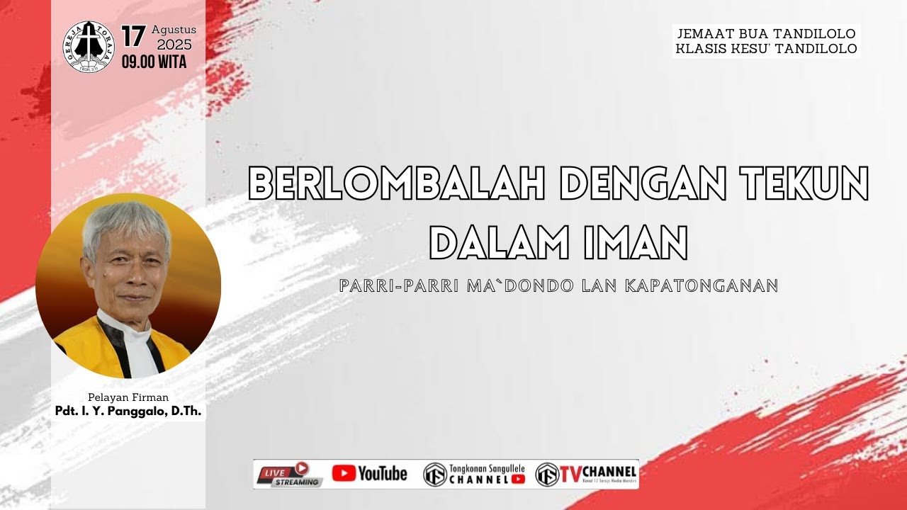 🔴 [RELAY] - BPS GEREJA TORAJA | IBADAH MINGGU - 17.08.2025