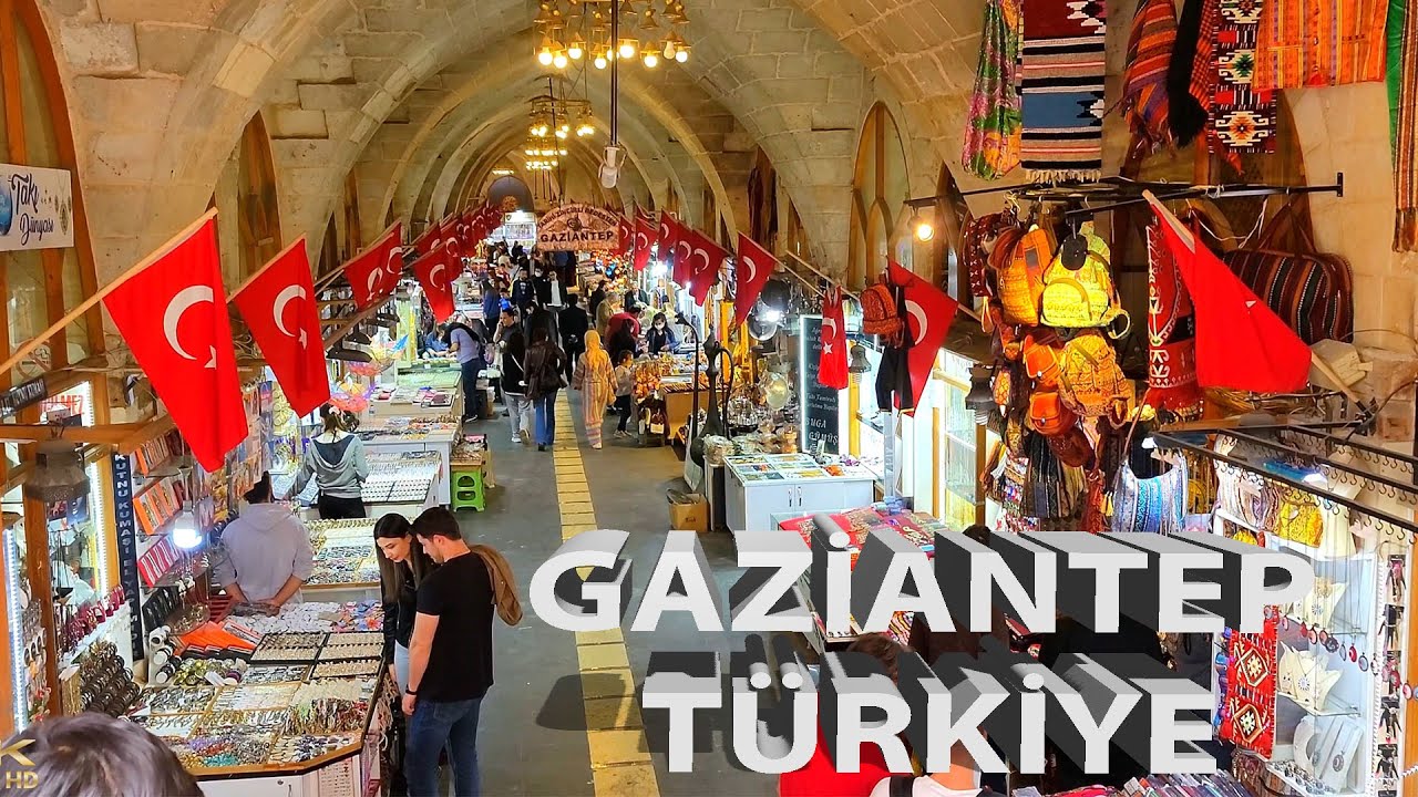 【4K60】Gaziantep Tarihi Çarşı  I ⁴ᴷ Walking Gaziantep Turkey 2022